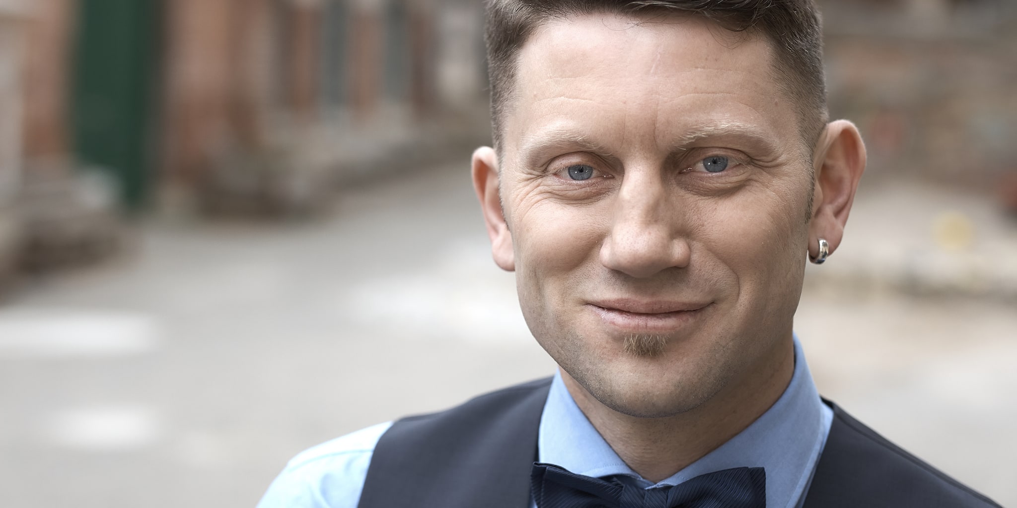 Portrait von Andreas Propp in der alten Seegrasspinnerei