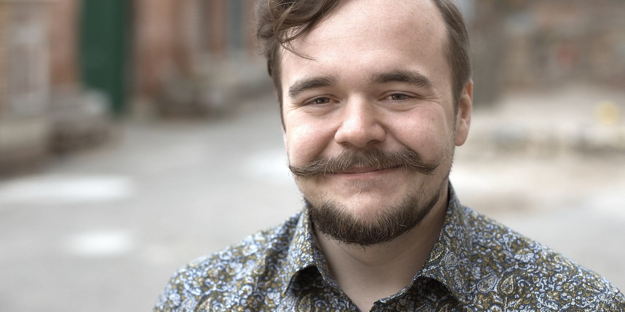 Portrait von Jan Balz in der alten Seegrasspinnerei