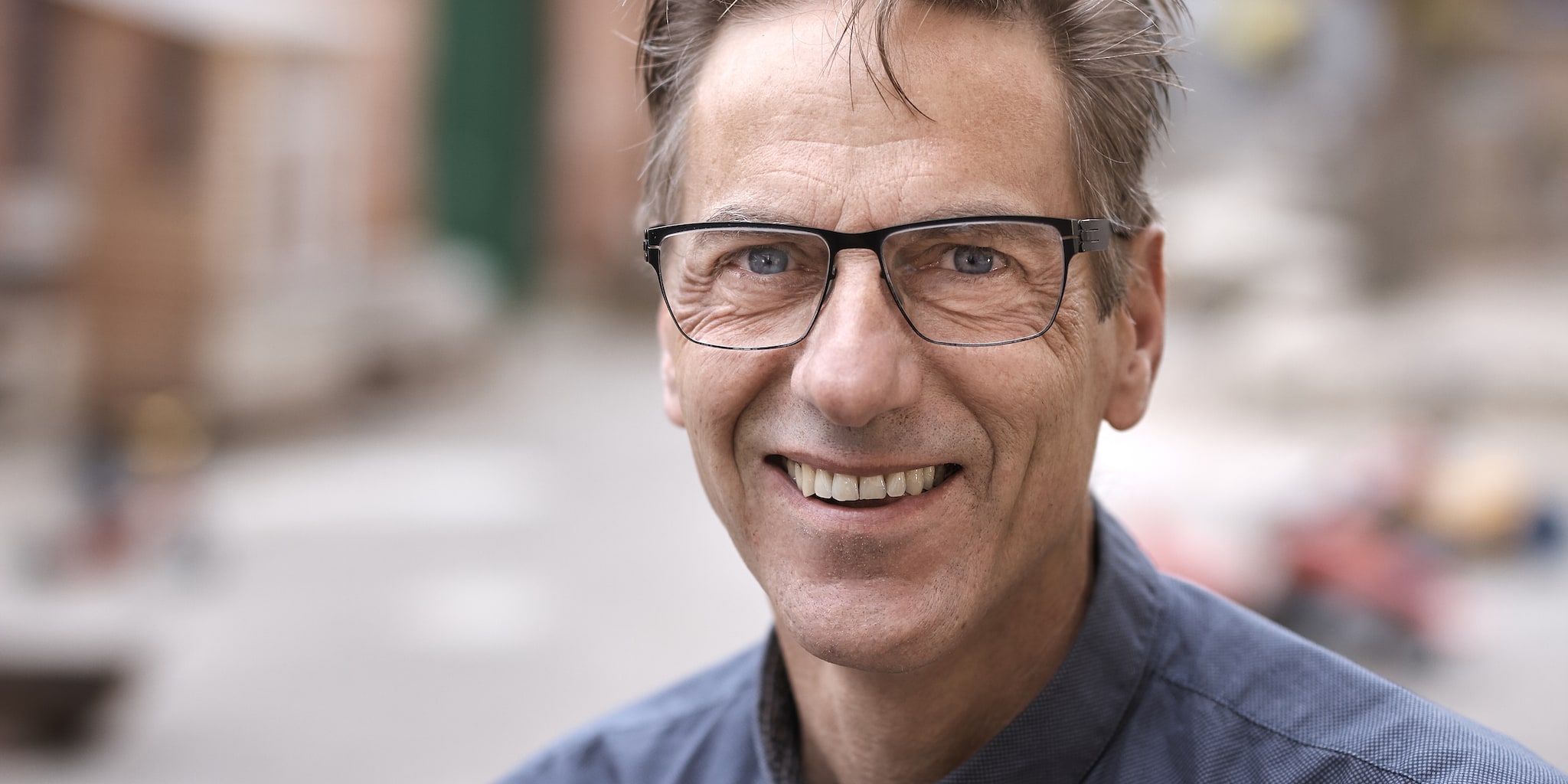 Portrait von Klaus Nägele in der alten Seegrasspinnerei